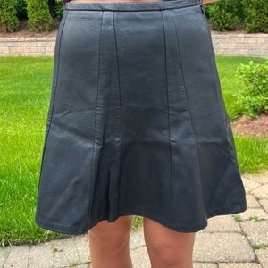 Pleather skirt